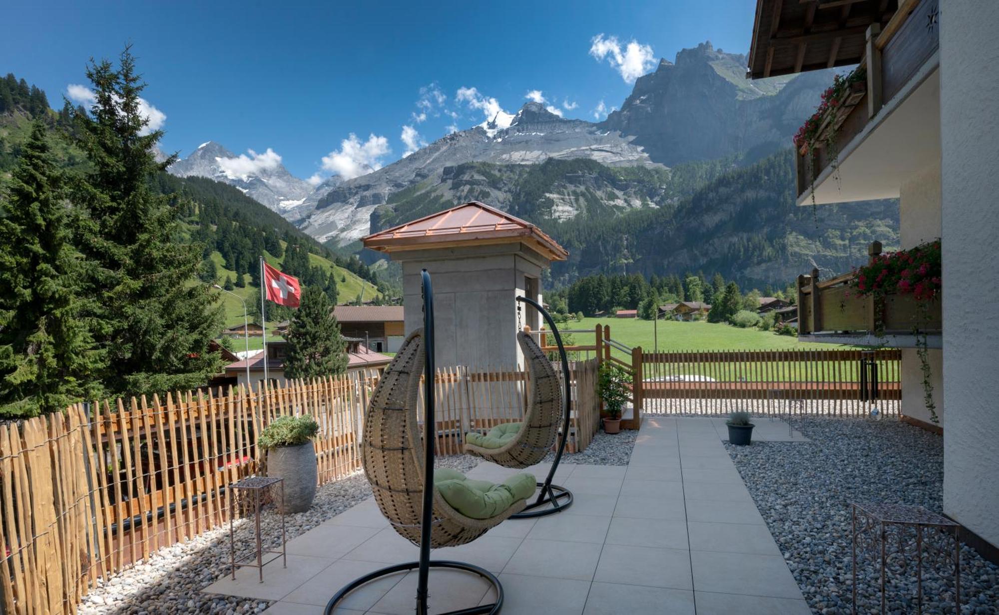 Hotel Alfa Soleil - SPA Kandersteg Exterior foto